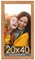 Panoramic Shabby Chic Orange Picture Frame - UV Acrylic, Foam Board Backing, Hanging Hardware